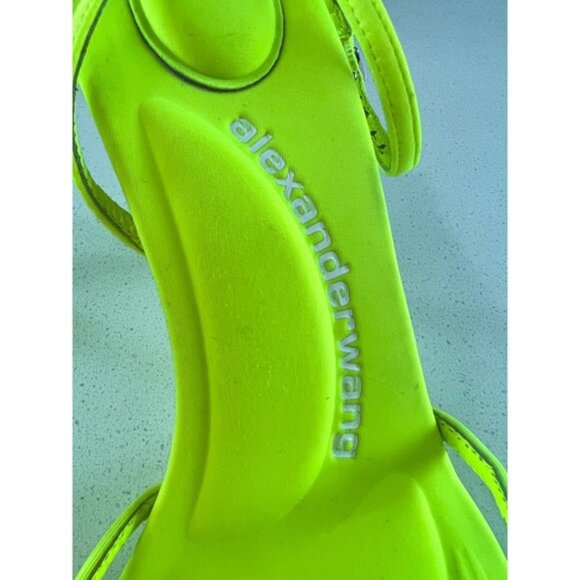Alexander Wang Dahlia 85mm neon sandals Size 36 - Picture 5 of 9